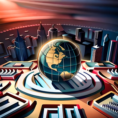Représentation du monde avec un globe